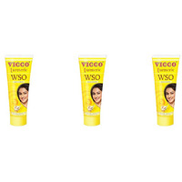 Pack of 3 - Vicco Turmeric Vanishing Cream -2.82 Oz (80 Gm)