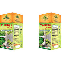 Pack of 2 - Vedic Moringa Juice - 1 L (33.8 Fl Oz)