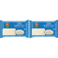 Pack of 2 - Laxmi Premium Aged Basmati Rice - 2 Lb (907 Gm)