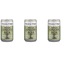 Pack of 3 - Fever Tree Ginger Beer Can - 5 Oz (148 Ml)