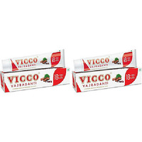 Pack of 2 - Vicco Vajradanti Herbal Toothpaste - 7 Oz (200 Gm)