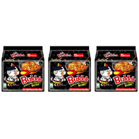 Pack of 3 - Samyang Buldak Spicy Chicken Ramen 5 Pack Bag - 700 Gm (24.7 Oz)