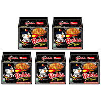 Pack of 5 - Samyang Buldak Spicy Chicken Ramen 5 Pack Bag - 700 Gm (24.7 Oz)