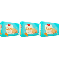 Pack of 3 - Haldiram's Homestyle Coconut Cookies - 360 Gm (12.69 Oz)