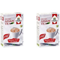 Pack of 2 - 24 Mantra Organic Assam Tea - 1 Lb (454 Gm)
