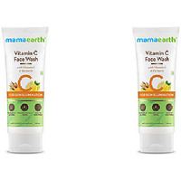 Pack of 2 - Mamaearth Vitamin C Face Wash - 100 Ml (3.38 Fl Oz)