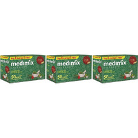 Pack of 3 - Medimix Ayurvedic Soap 4 Plus 1 Free Pack - 750 Gm (26.45 Oz)