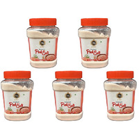 Pack of 5 - 5aab Himalayan Pink Salt Jar - 1 Kg (2.2 Lb)
