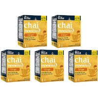 Pack of 5 - Tea India Chai Ginger 10 Sachets - 223 Gm (7.9 Oz)