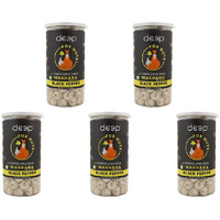 Pack of 5 - Deep Fox Nuts Makhana Black Pepper - 90 Gm (3.2 Oz)