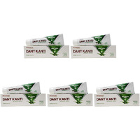 Pack of 5 - Patanjali Dant Kanti Aloe Power Toothpaste - 150 Gm (5.29 Oz)