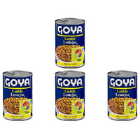 Pack of 4 - Goya Lentils - 15.5 Oz (439 Gm)