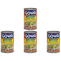 Pack of 4 - Goya Traditional Refried Beans - 16 Oz (454 Gm)