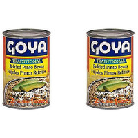 Pack of 2 - Goya Traditional Refried Beans - 16 Oz (454 Gm)