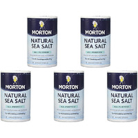 Pack of 5 - Morton Natural Sea Salt - 26 Oz (737 Gm)