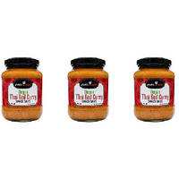Pack of 3 - Jewel Of Asia Vegan Thai Red Curry Simmer Sauce - 350 Gm (12 Oz)