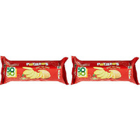 Pack of 2 - Britannia 50 50 Potazos Spicy Biscuit Chips -100 Gm (3.52 Oz)