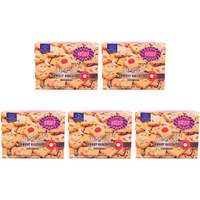 Pack of 5 - Karachi Bakery Atta Fruit Biscuit - 400 Gm (14 Oz)
