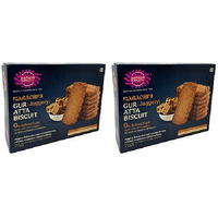 Pack of 2 - Karachi Bakery Gur Atta Biscuits - 300 Gm (10.58 Oz)