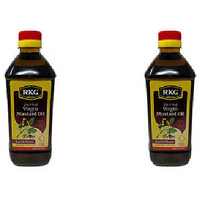 Pack of 2 - Rkg Virgin Mustard Oil - 1 L (33.8 Fl Oz)