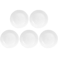 Pack of 5 - Corelle Winter Frost White Round Dinner Plate - 10.25 In