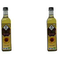 Pack of 2 - 24 Mantra Organic Sunflower Oil - 500 Ml (16.9 Fl Oz)
