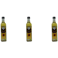 Pack of 3 - 24 Mantra Organic Sunflower Oil - 500 Ml (16.9 Fl Oz)