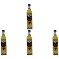 Pack of 4 - 24 Mantra Organic Sunflower Oil - 500 Ml (16.9 Fl Oz)
