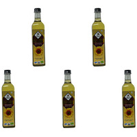 Pack of 5 - 24 Mantra Organic Sunflower Oil - 500 Ml (16.9 Fl Oz)