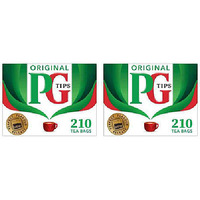 Pack of 2 - Pg Tips Original Tea Bags - 210 Bags