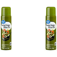 Pack of 2 - Great Value Extra Virgin Olive Oil Cooking Spray - 7 Oz (198 Gm)