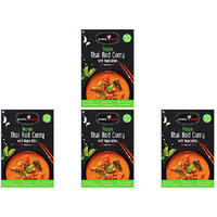 Pack of 4 - Jewel Of Asia Vegan Thai Red Curry With Vegetables - 300 Gm (10.58 Oz)
