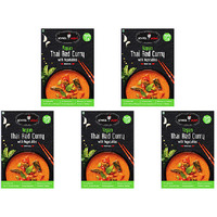 Pack of 5 - Jewel Of Asia Vegan Thai Red Curry With Vegetables - 300 Gm (10.58 Oz)