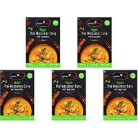 Pack of 5 - Jewel Of Asia Vegan Thai Massaman Curry With Vegetables - 300 Gm (10.58 Oz)