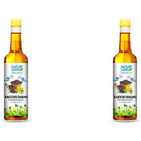 Pack of 2 - Natureland Organics Pure Kachi Ghani Mustard Oil - 1 L (910 Gm)