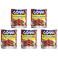 Pack of 5 - Goya Chipotle Peppers - 7 Oz (198 Gm)