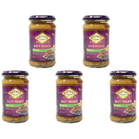 Pack of 5 - Patak's Hot Mixed Pickle - 10 Oz (283 Gm)