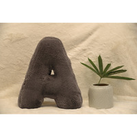 Indian Soft and Flexible Alphabet cushion ||  Alphie - Alphabet (A) in Mouse Color - A Unique, Personalizable Alphabet cushion  Toy (Size: A)  Especially for Kids