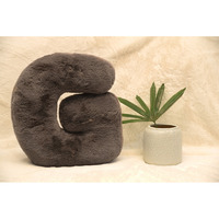 Indian Soft and Flexible Alphabet cushion ||  Alphie - Alphabet (G) in Mouse Color - A Unique, Personalizable Alphabet cushion  Toy (Size: G)  Especially for Kids
