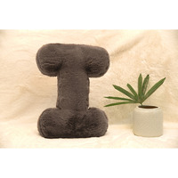 Indian Soft and Flexible Alphabet cushion ||  Alphie - Alphabet (I) in Mouse Color - A Unique, Personalizable Alphabet cushion  Toy (Size: I)  Especially for Kids