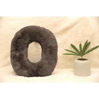 Indian Soft and Flexible Alphabet cushion ||  Alphie - Alphabet (O) in Mouse Color - A Unique, Personalizable Alphabet cushion  Toy (Size: O)  Especially for Kids