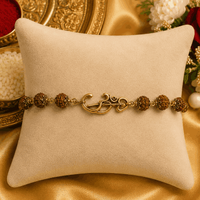Designer Handmade Pair Rakhi for Bhaiya, Rudraksh Rakhi, Rakhi for Brother , Siblings Raksha Bandhan Festival,