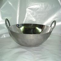 Stainless Steel Round Deep Kadai