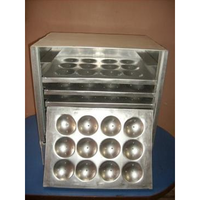 Commercial Aluminum Idli Steamer, Idli Making Pot - 72 Pc