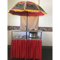 Live Tikki/Chaat Counter Trolly for Catering & Restaurant on Wheels