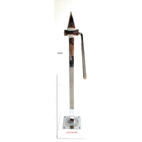 Gitachi 2 in 1 coconut Dehusker peeler opener(USA) 30 inch long-Electroplated