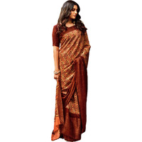 MAHATI Linen Silk Sarees with Blouse