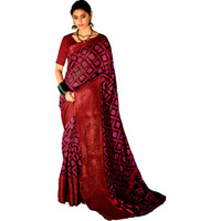 MAHATI Linen Silk Sarees with Blouse