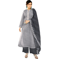 MAHATI lawn cotton salwar suits with chiffon dupatta (Size: M)