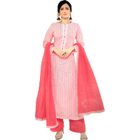MAHATI lawn cotton salwar suits with chiffon dupatta (Size: XXL)